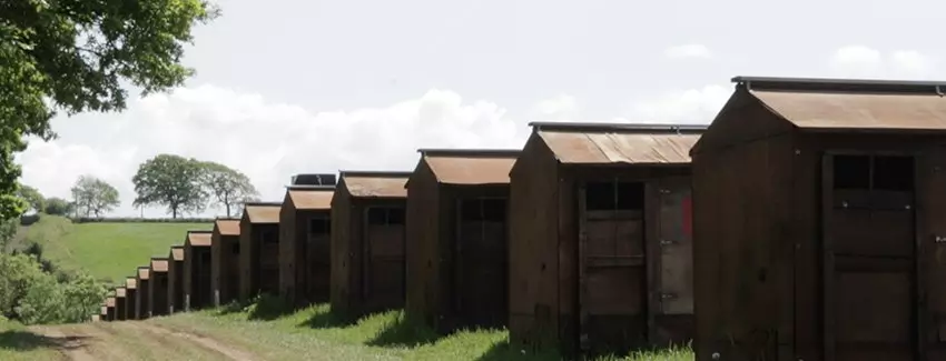 view of rearing huts